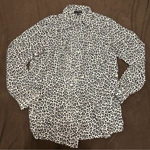 The Limited Leopard Button Down